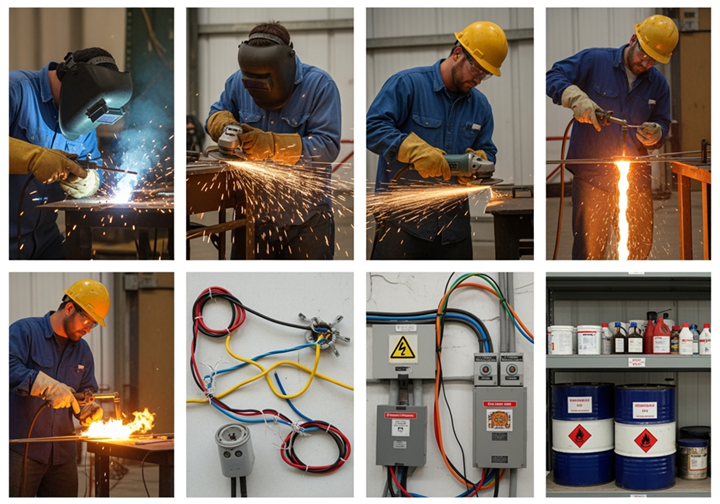 types of hot work